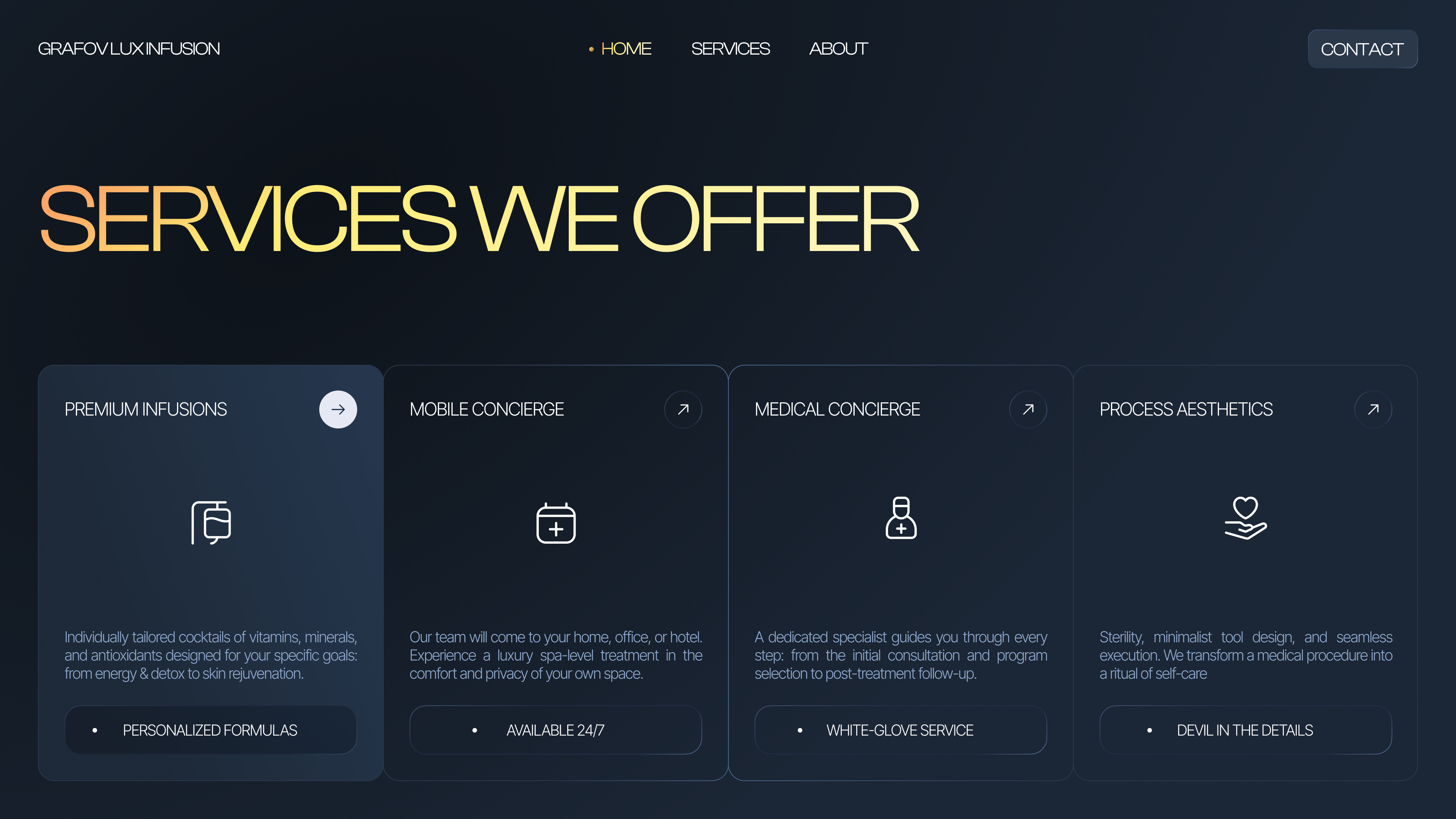 Medical Therapy interface preview